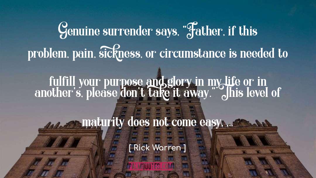 Genuine quotes by Rick Warren