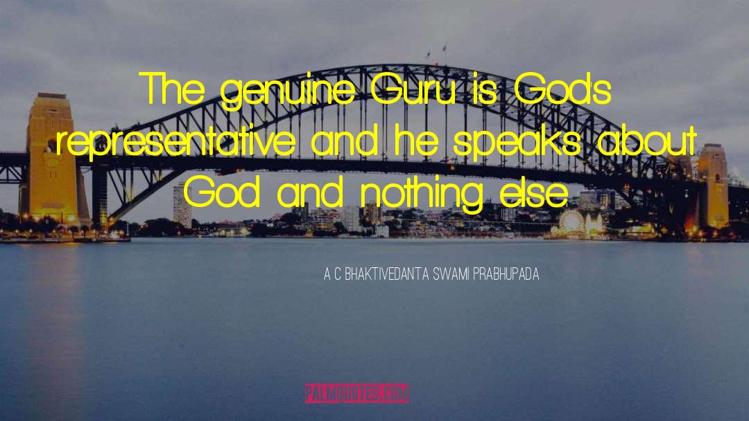 Genuine Worship quotes by A C Bhaktivedanta Swami Prabhupada