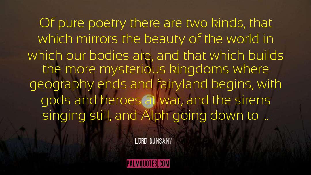 Geography quotes by Lord Dunsany