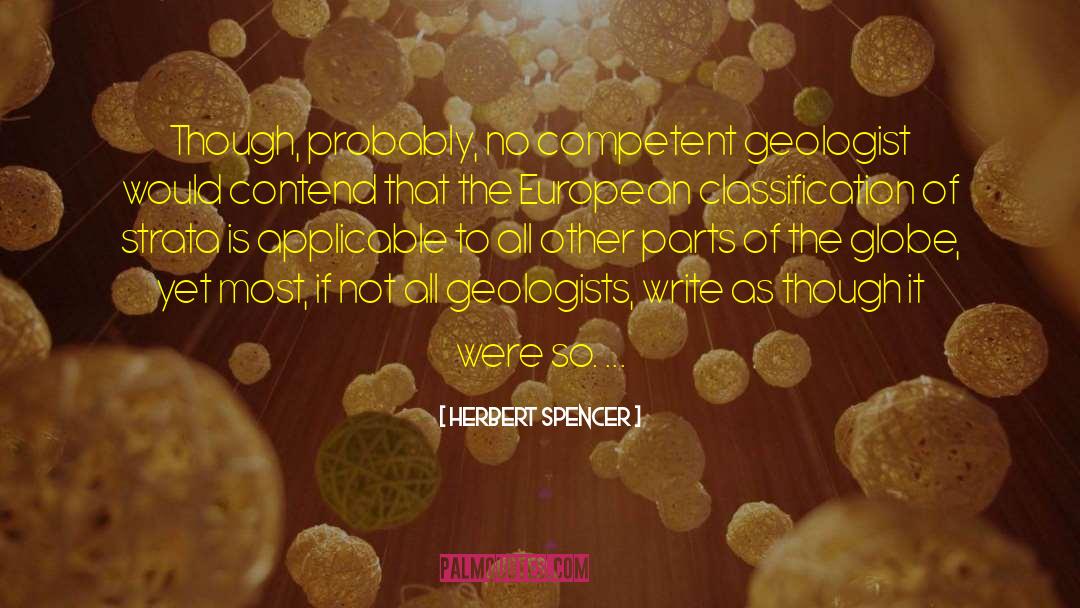 Geologist quotes by Herbert Spencer