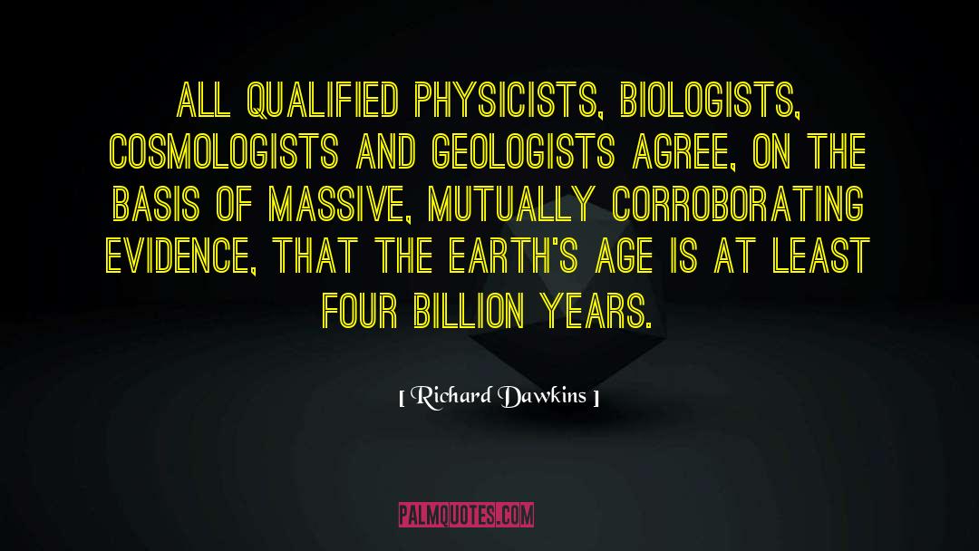 Geologists quotes by Richard Dawkins