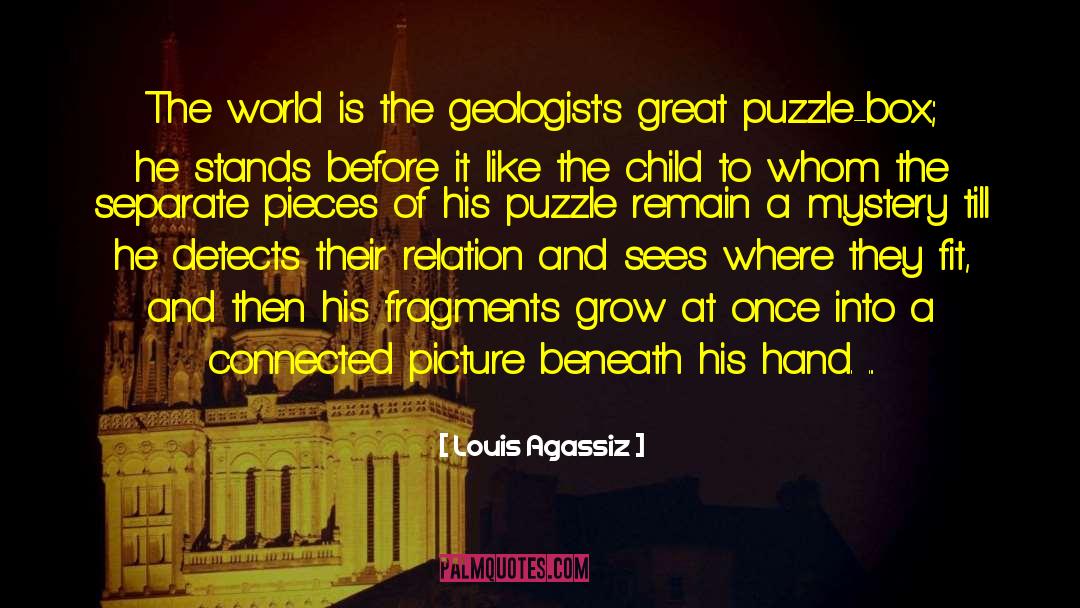 Geologists quotes by Louis Agassiz