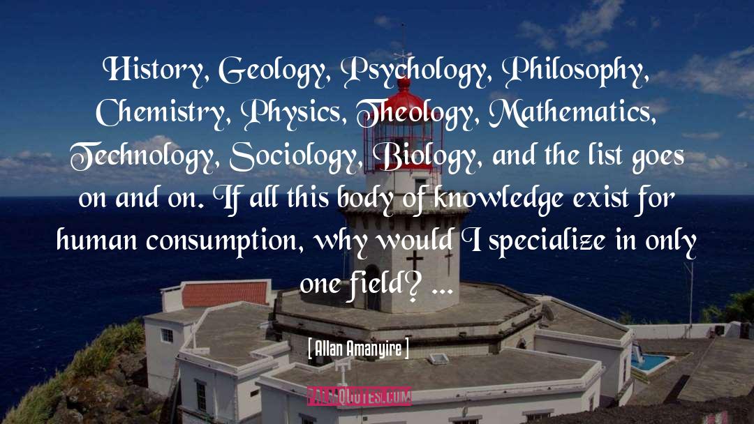 Geology quotes by Allan Amanyire