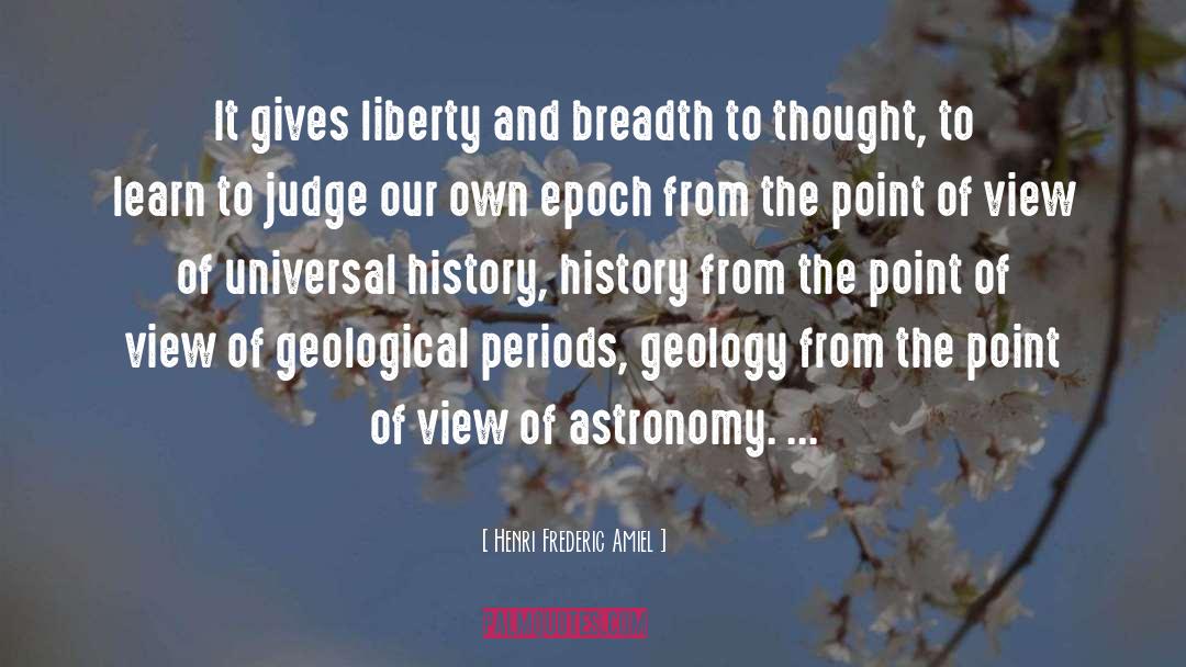 Geology quotes by Henri Frederic Amiel
