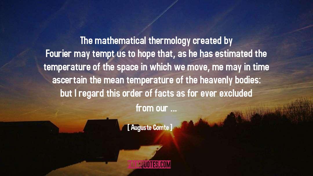 Geometrical quotes by Auguste Comte