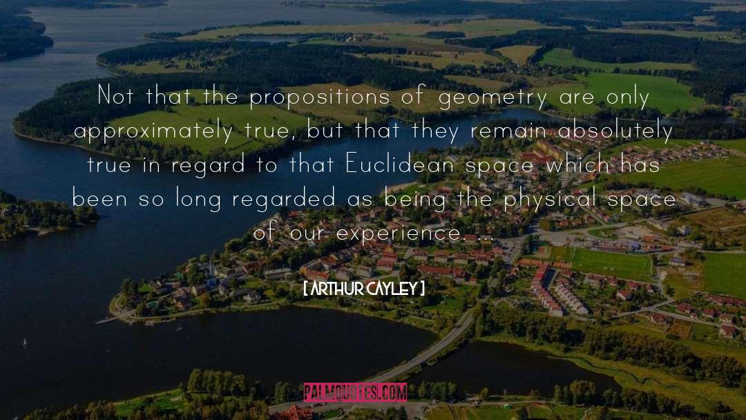 Geometry quotes by Arthur Cayley
