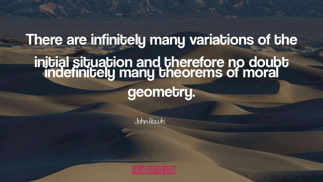 Geometry quotes by John Rawls