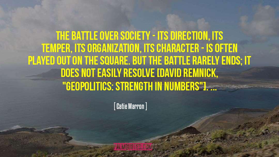 Geopolitics quotes by Catie Marron