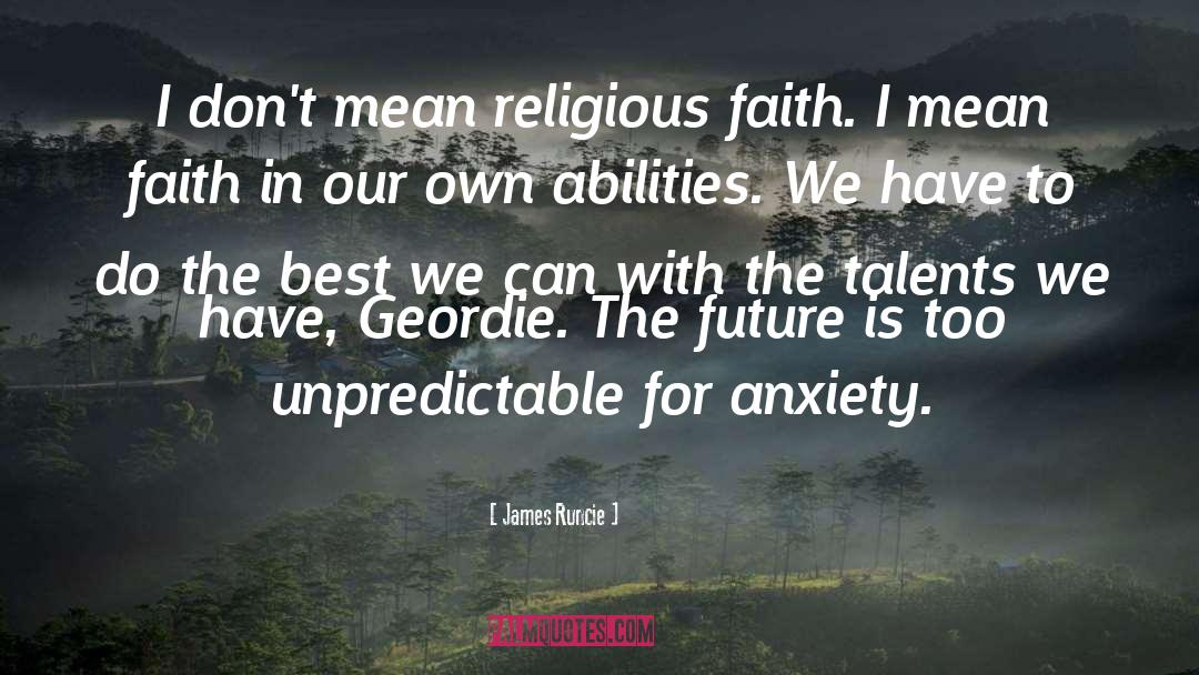 Geordie Laforge quotes by James Runcie