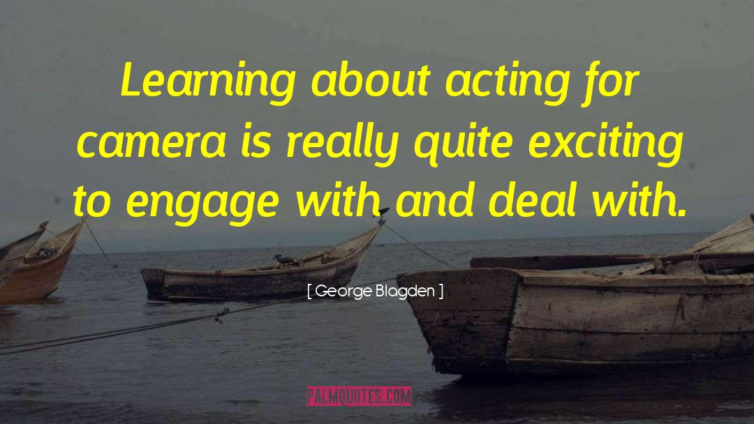George Dyer quotes by George Blagden