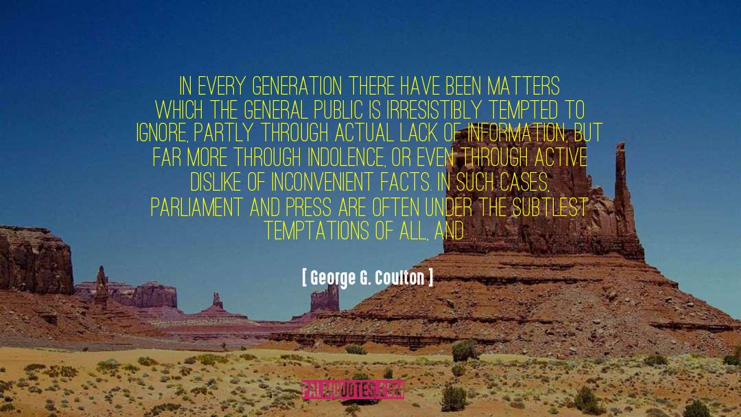 George G Asztalos quotes by George G. Coulton
