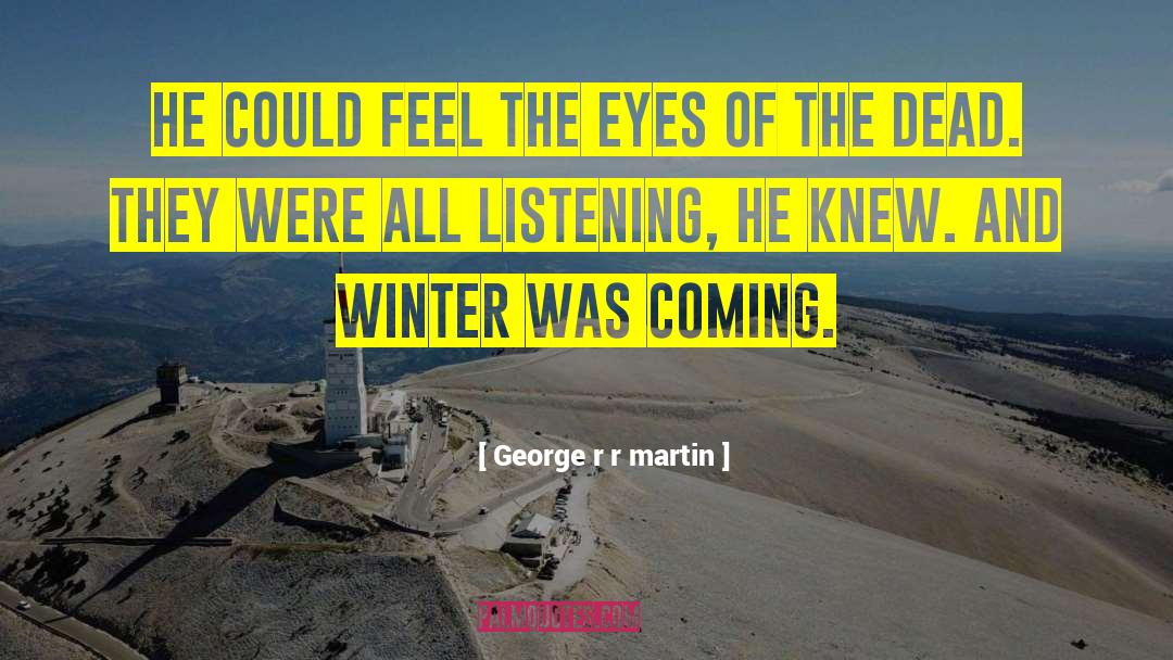 George Tinker quotes by George R R Martin