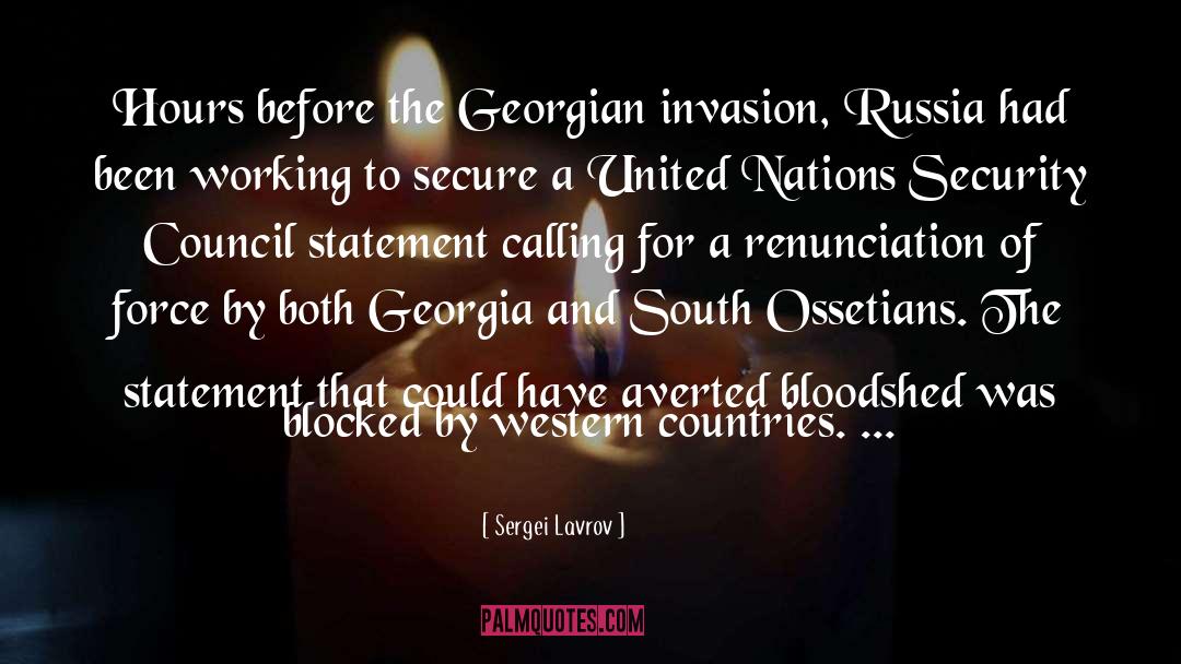 Georgian quotes by Sergei Lavrov