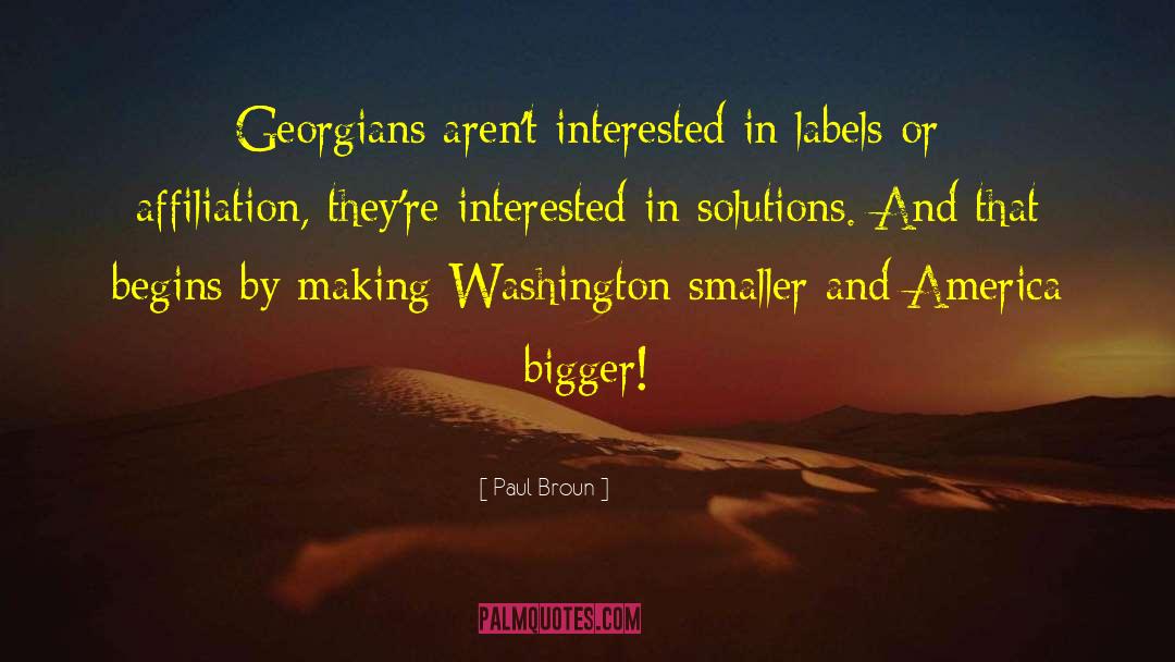 Georgians quotes by Paul Broun