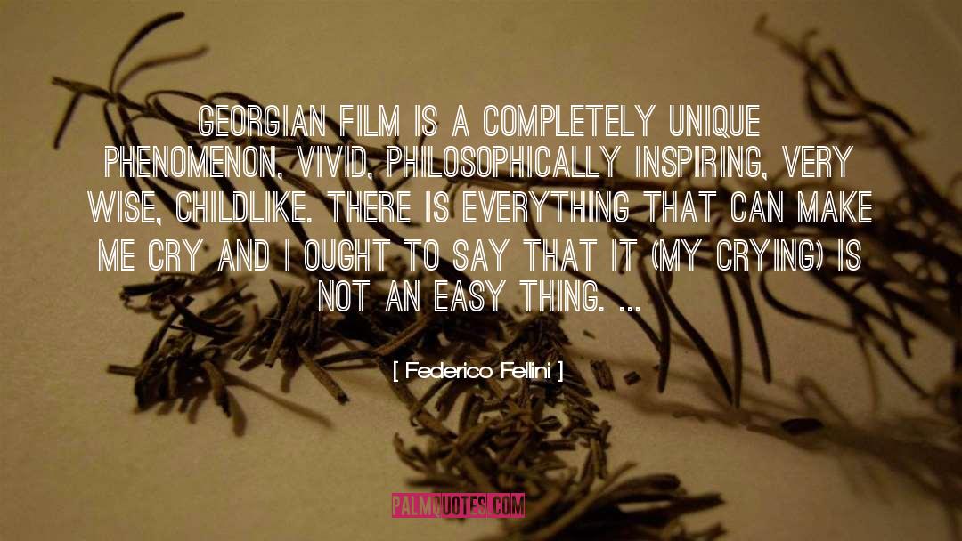 Georgians quotes by Federico Fellini