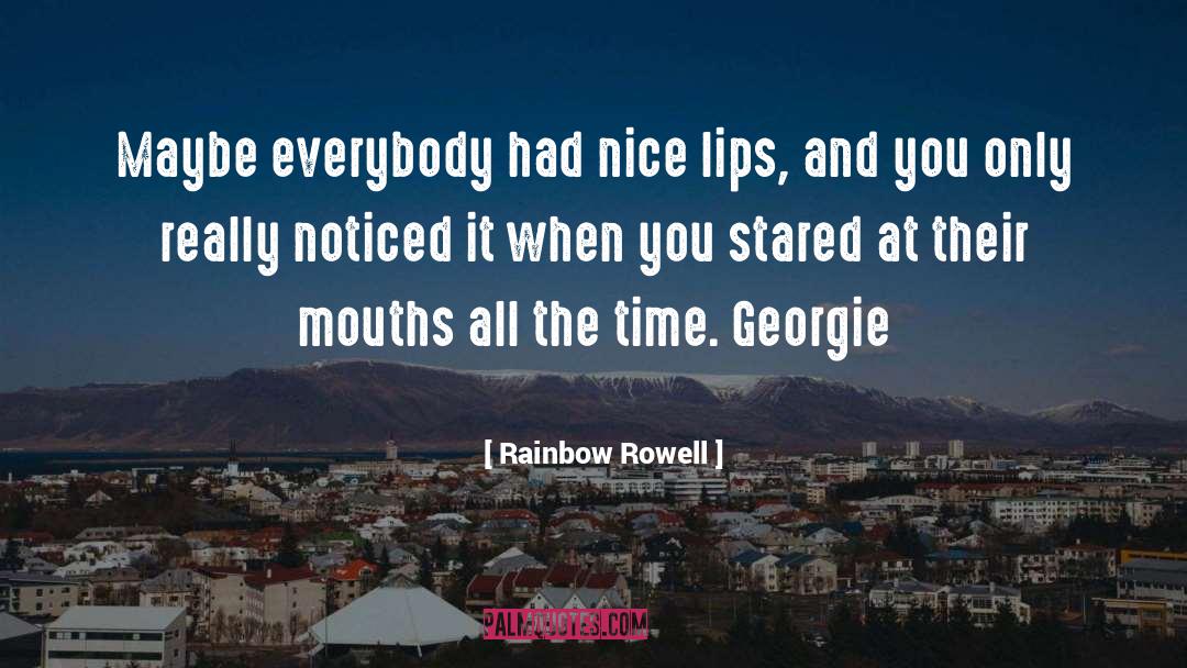 Georgie quotes by Rainbow Rowell