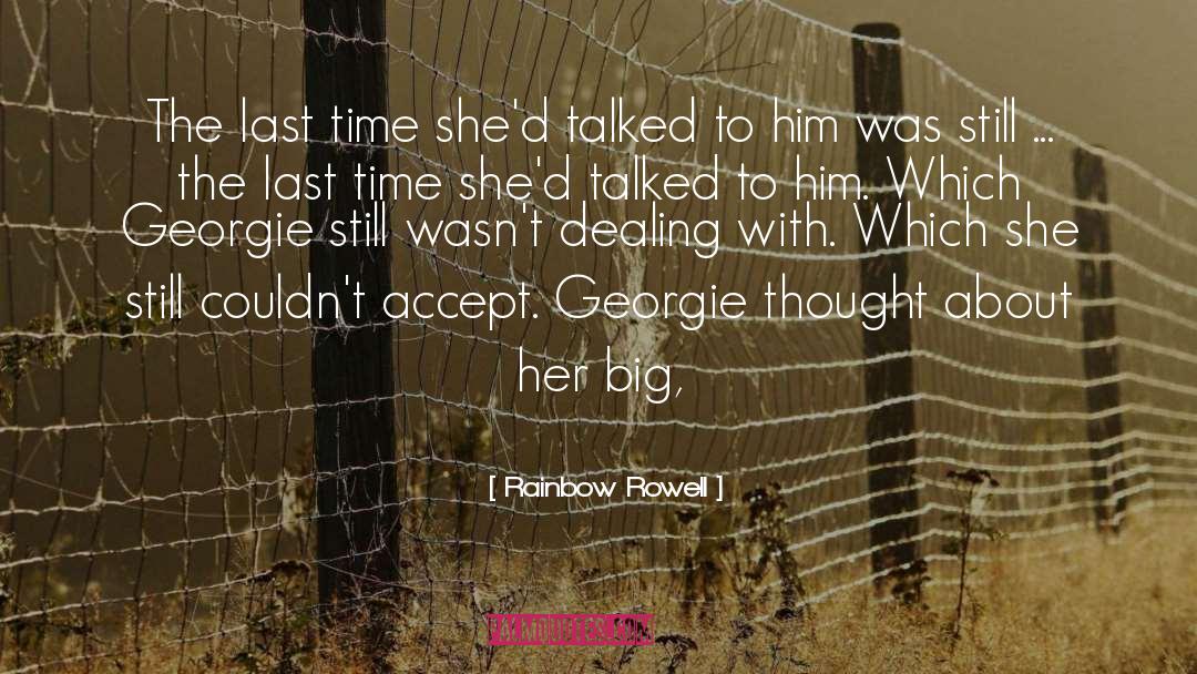 Georgie quotes by Rainbow Rowell