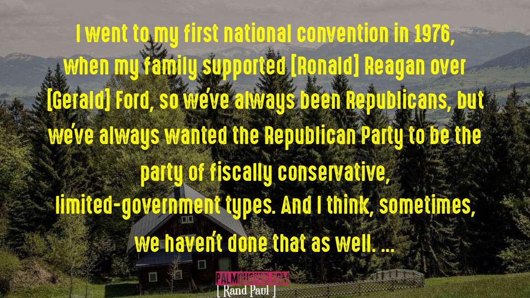 Gerald Ford quotes by Rand Paul