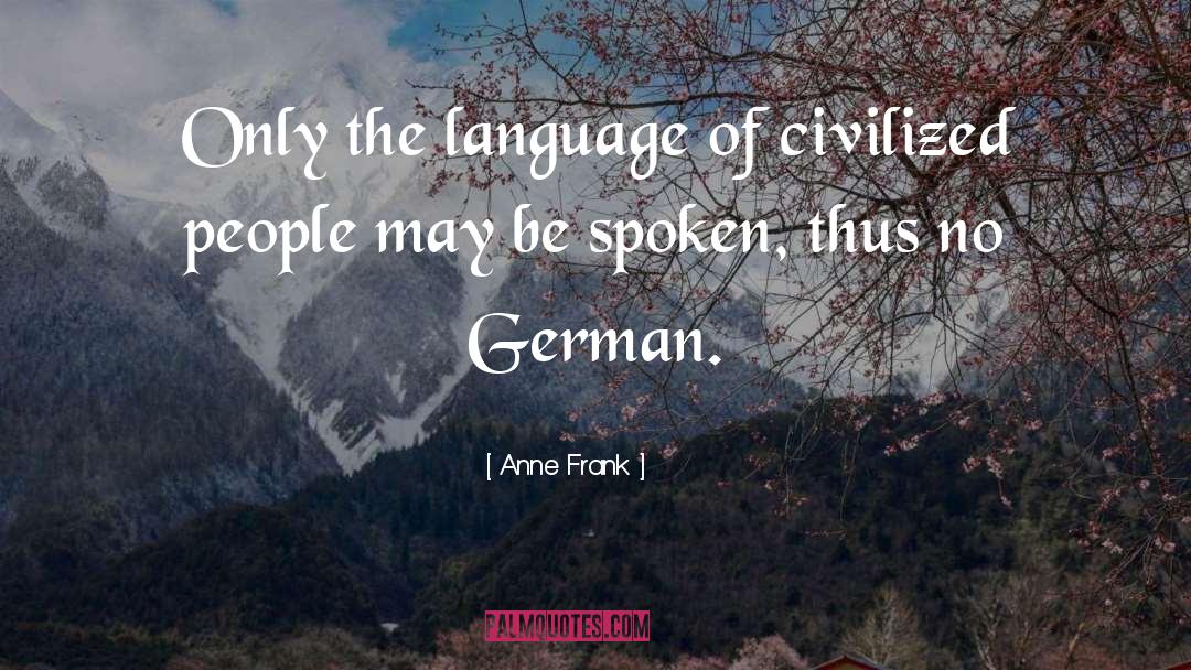 German Language quotes by Anne Frank