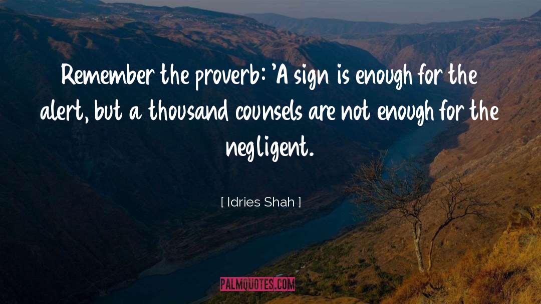 German Proverb quotes by Idries Shah