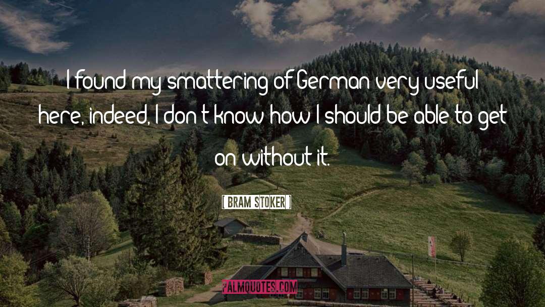 German quotes by Bram Stoker