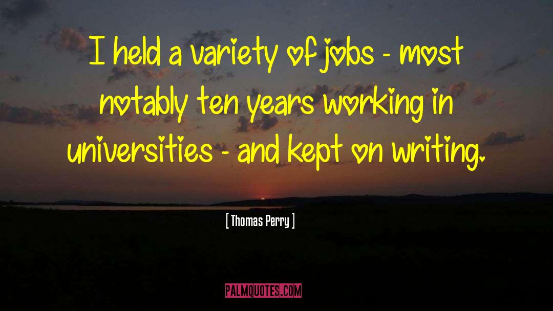 German Universities quotes by Thomas Perry