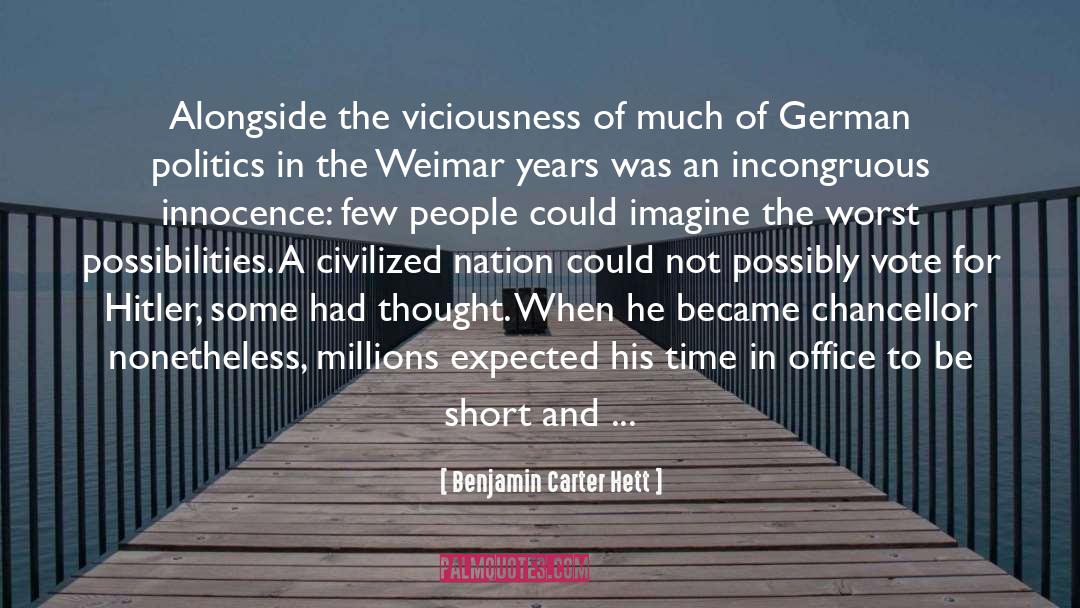 Germans quotes by Benjamin Carter Hett