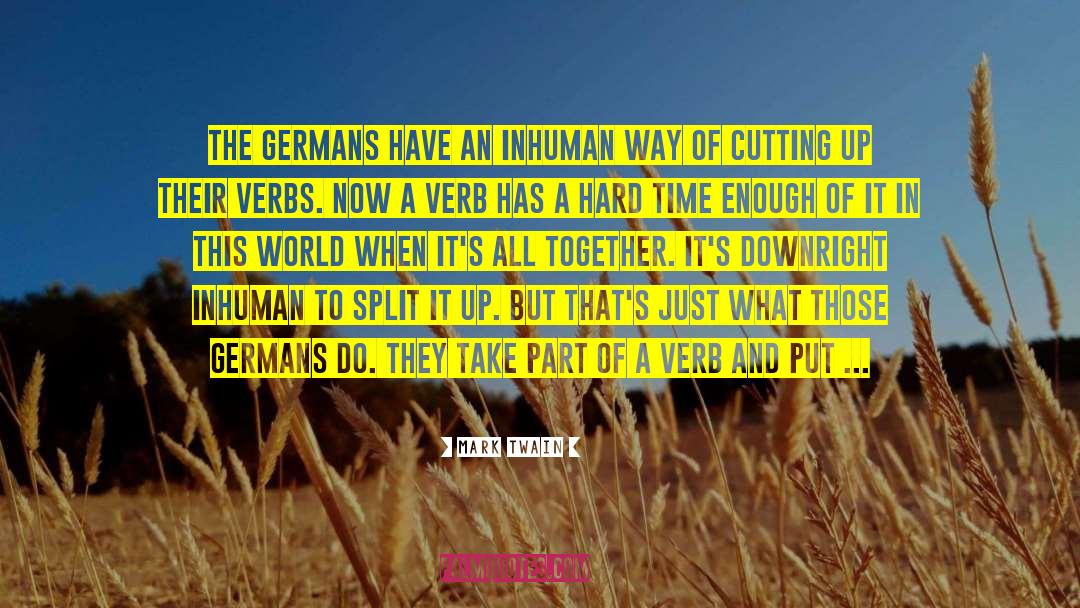 Germans quotes by Mark Twain