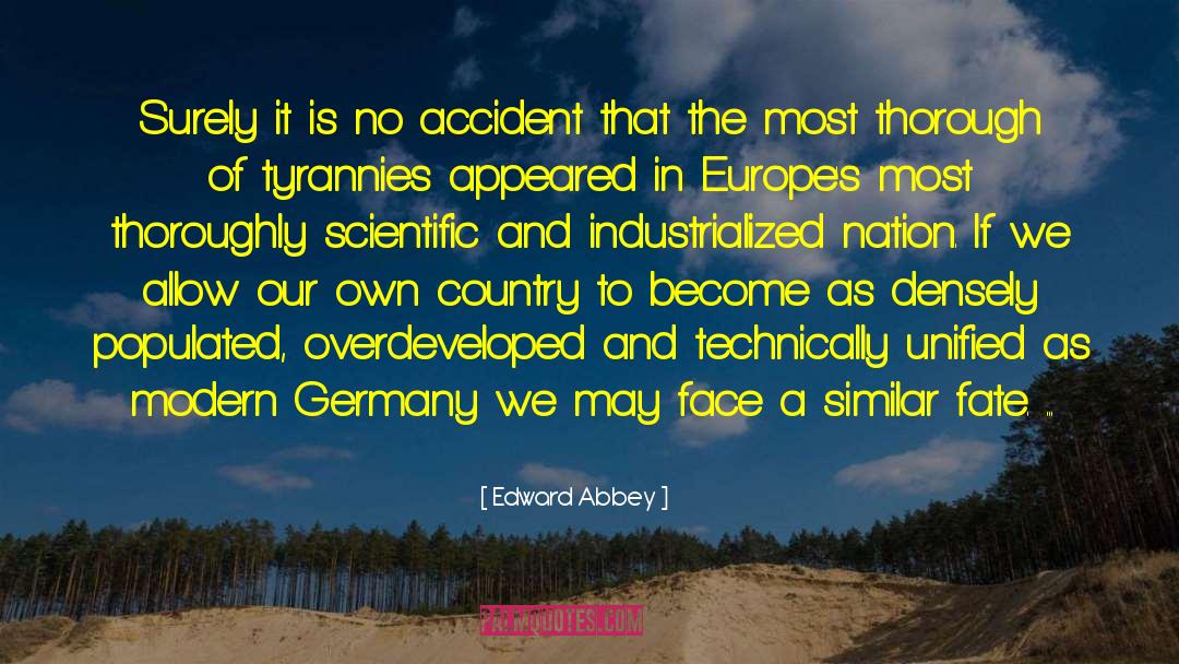 Germany 1945 quotes by Edward Abbey