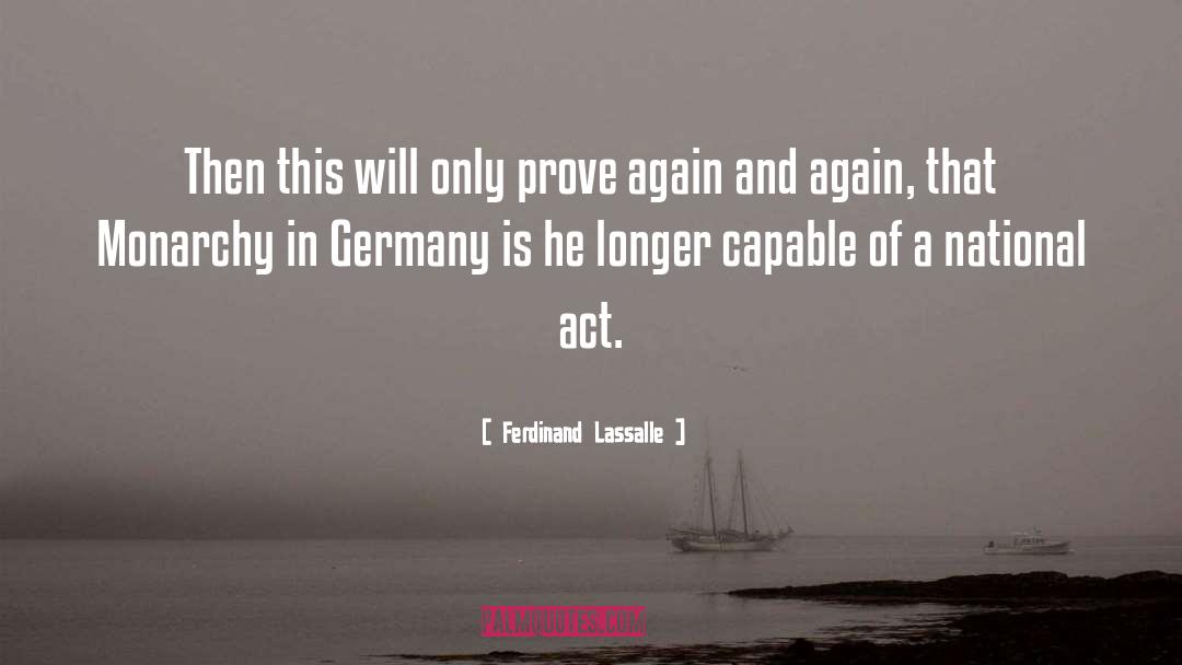 Germany 1945 quotes by Ferdinand Lassalle