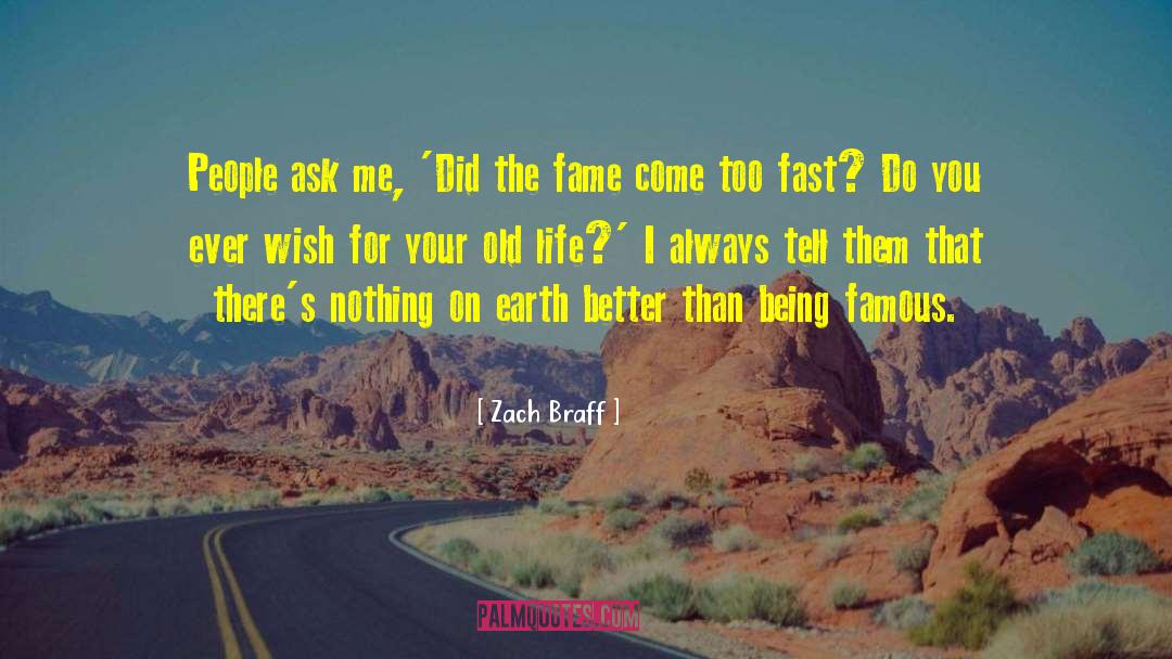 Geronimo Famous quotes by Zach Braff