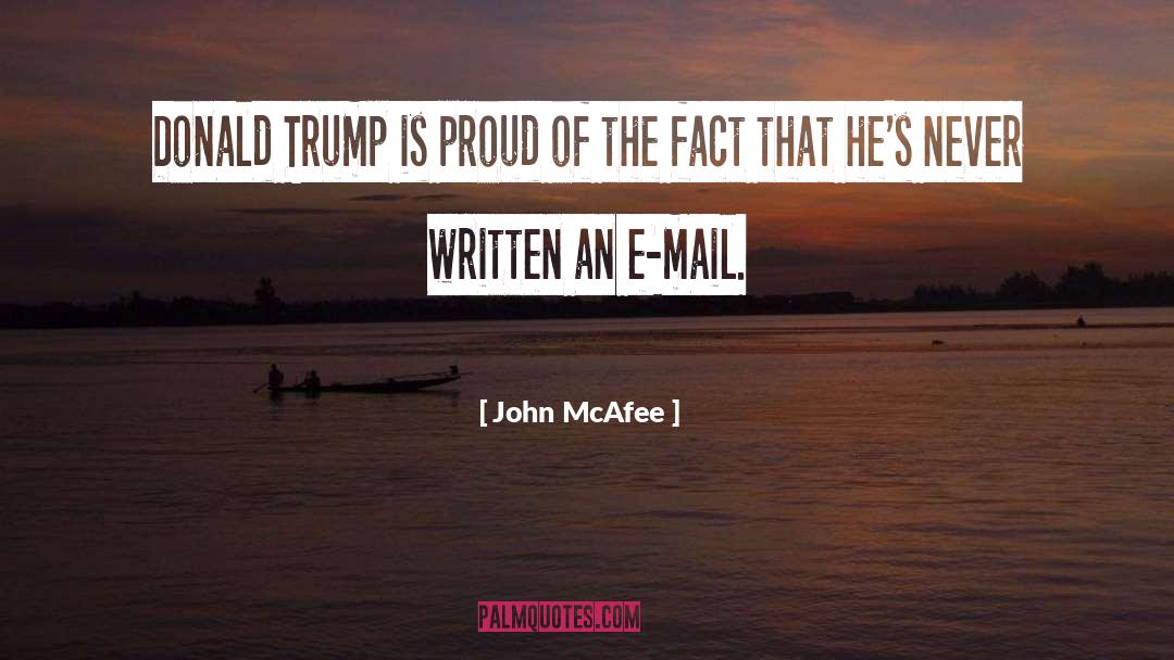 Gessen Trump quotes by John McAfee