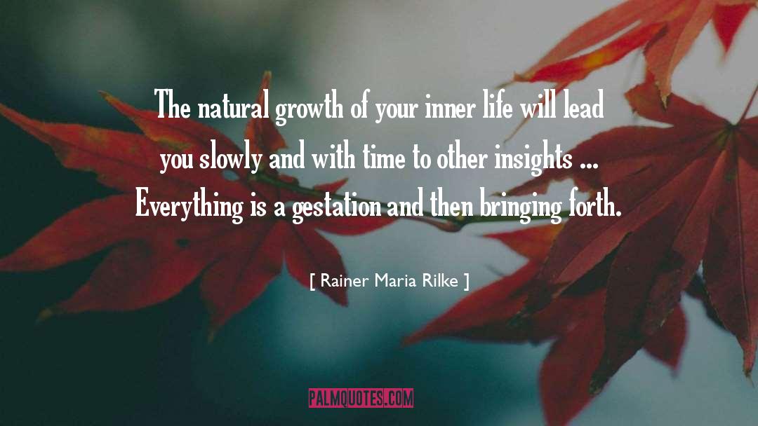 Gestation quotes by Rainer Maria Rilke