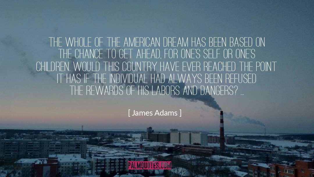 Get Ahead quotes by James Adams