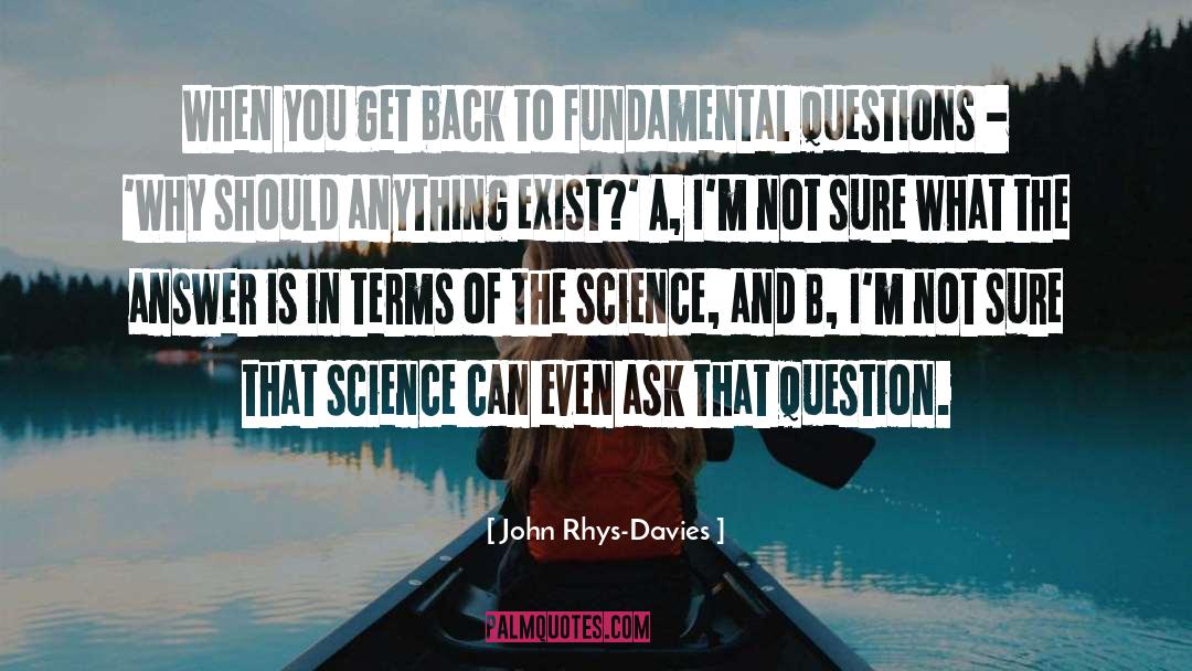 Get Back quotes by John Rhys-Davies