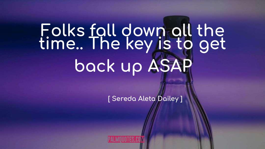 Get Back Up quotes by Sereda Aleta Dailey