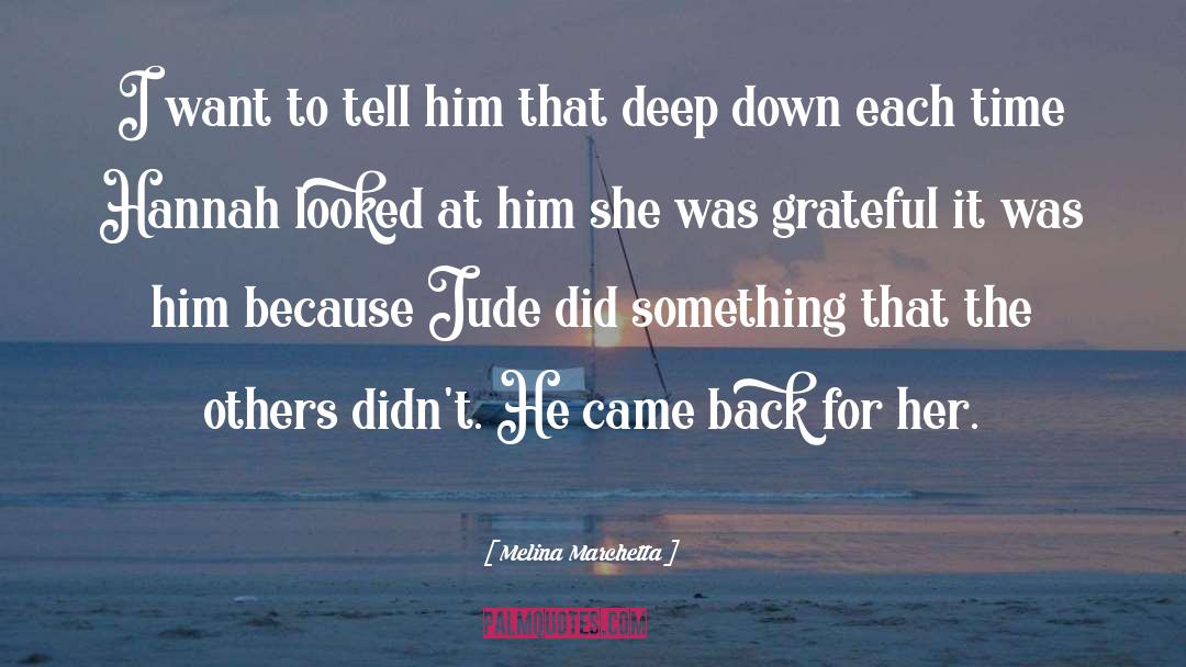 Get Him Back quotes by Melina Marchetta