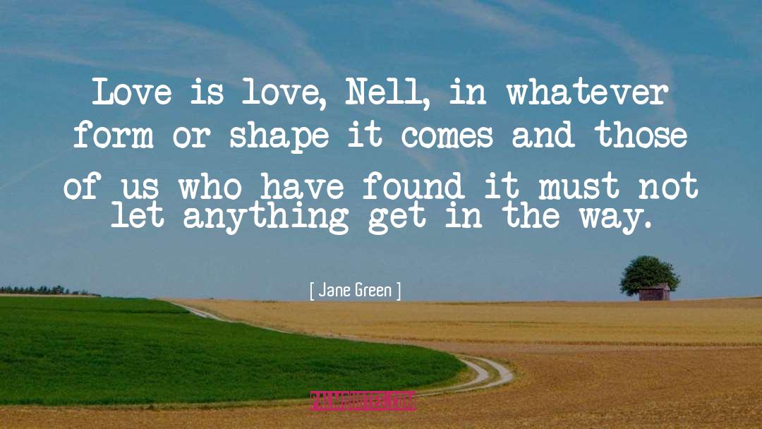 Get In The Way quotes by Jane Green