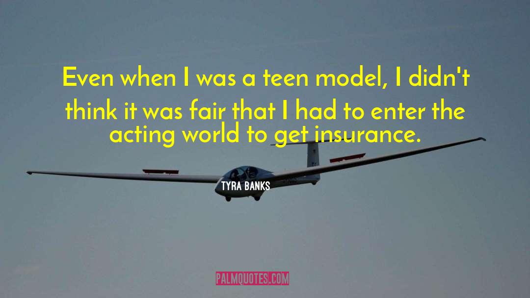 Get Insurance quotes by Tyra Banks