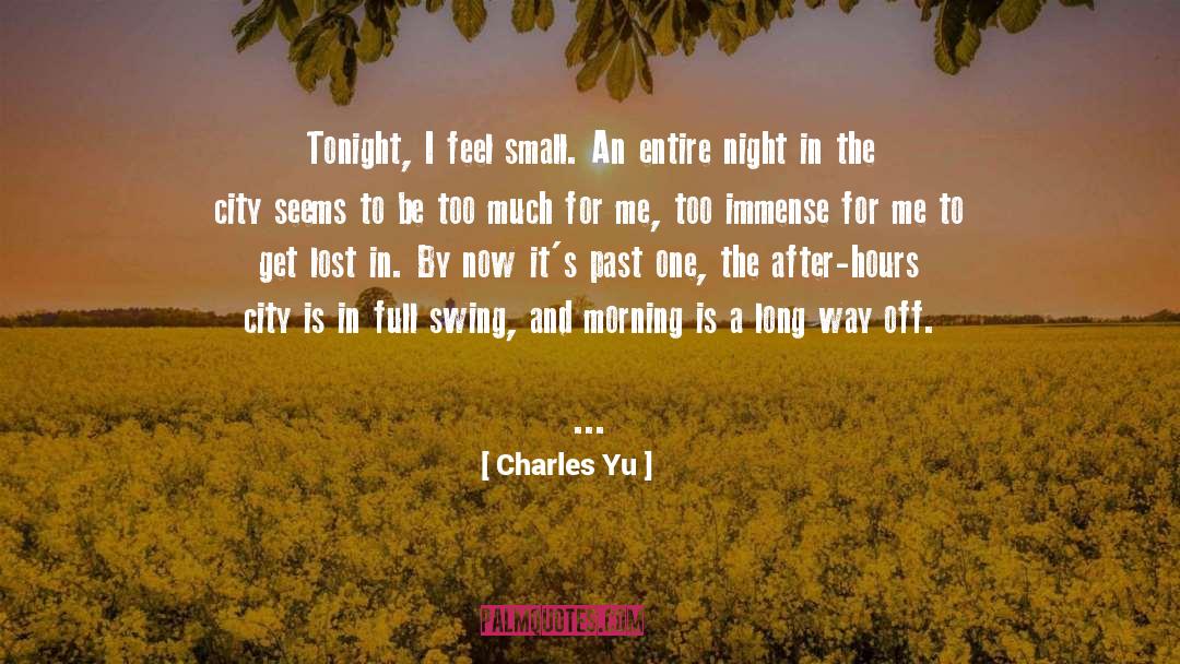 Get Lost In Love quotes by Charles Yu