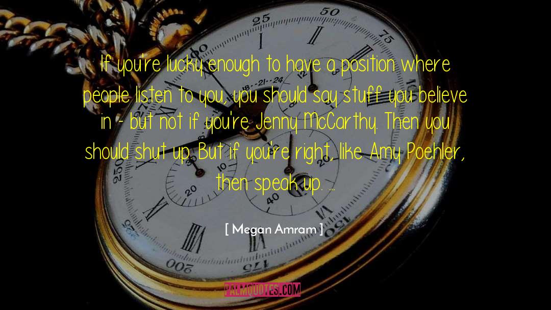 Get Lucky quotes by Megan Amram