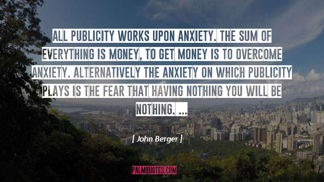 Get Money quotes by John Berger