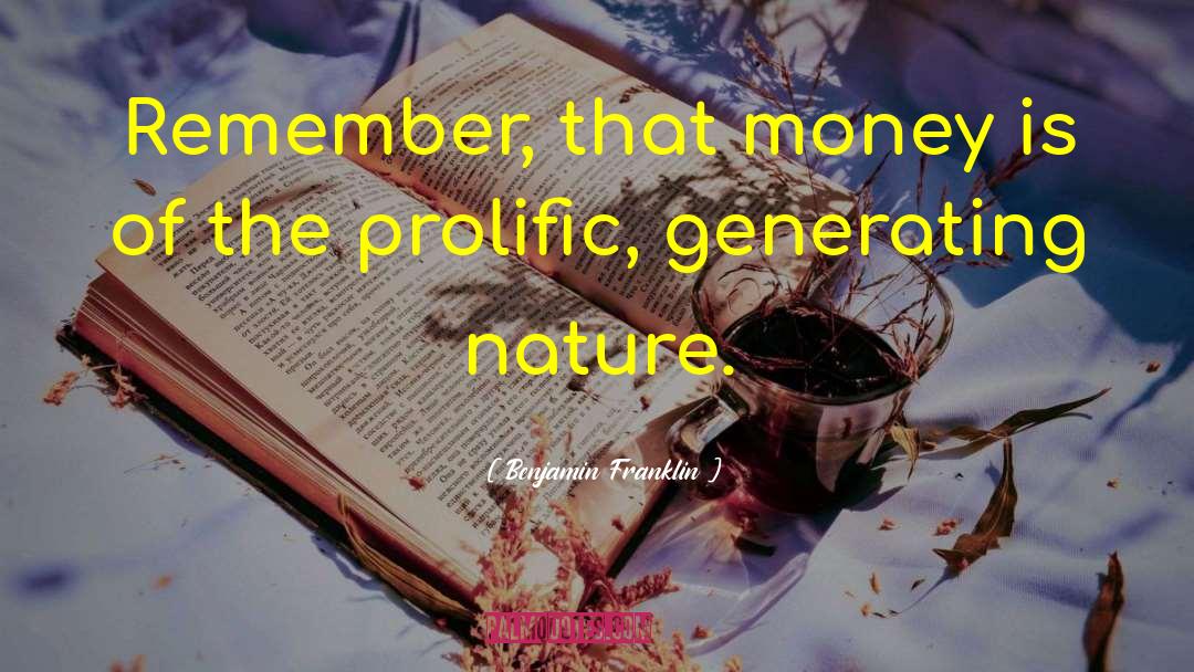 Get Money quotes by Benjamin Franklin