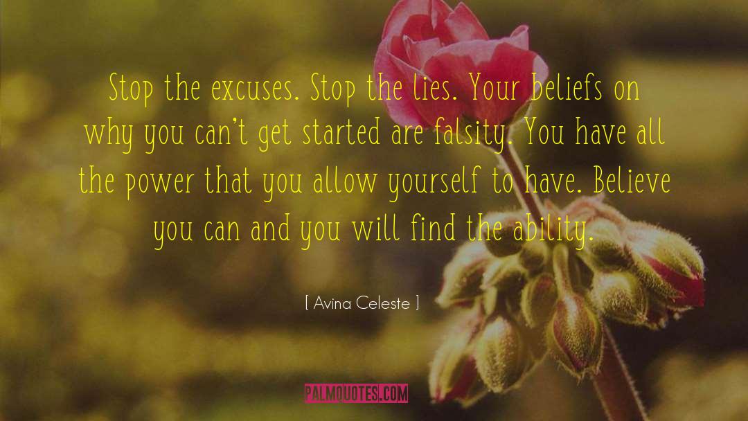 Get Started quotes by Avina Celeste