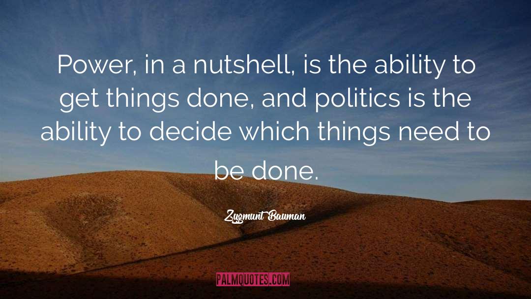 Get Things Done quotes by Zygmunt Bauman