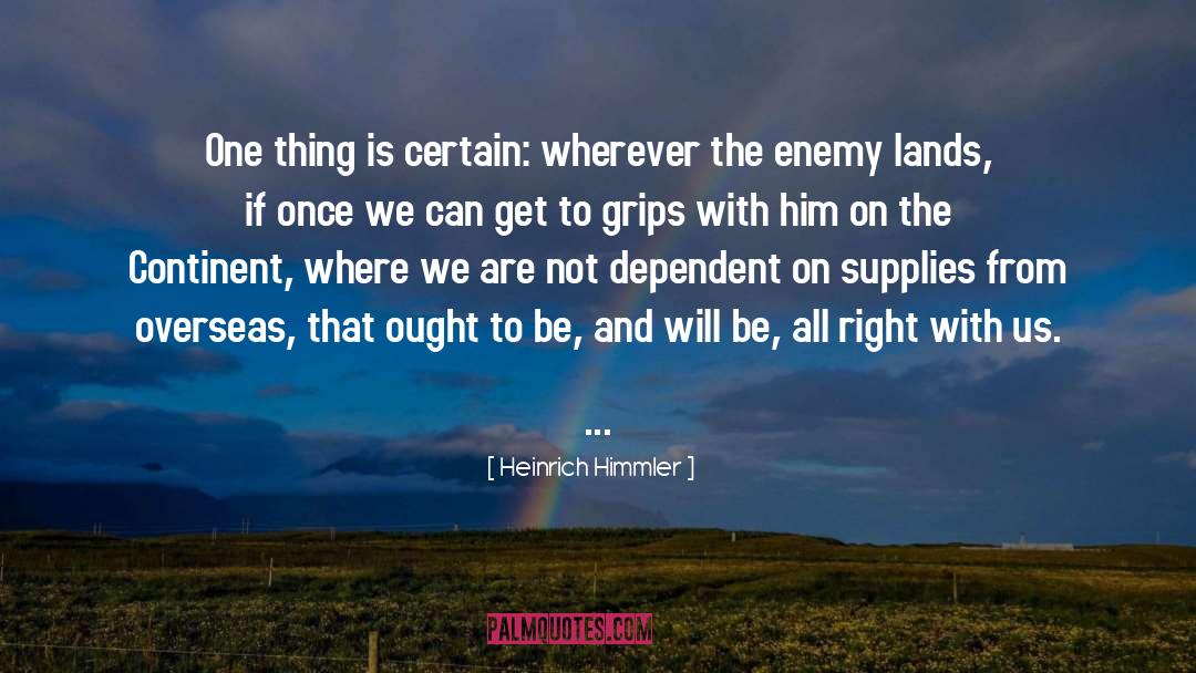 Get To Grips With quotes by Heinrich Himmler