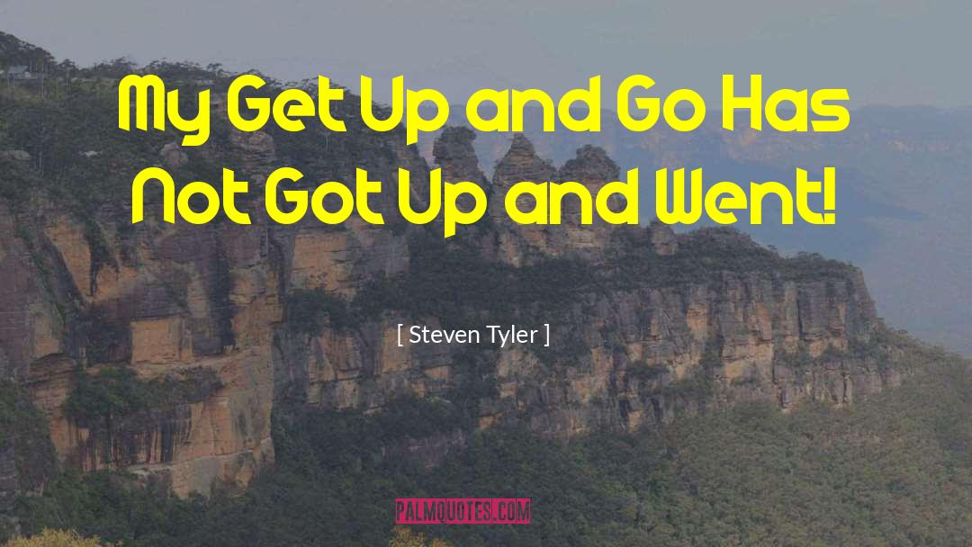 Get Up And Go quotes by Steven Tyler