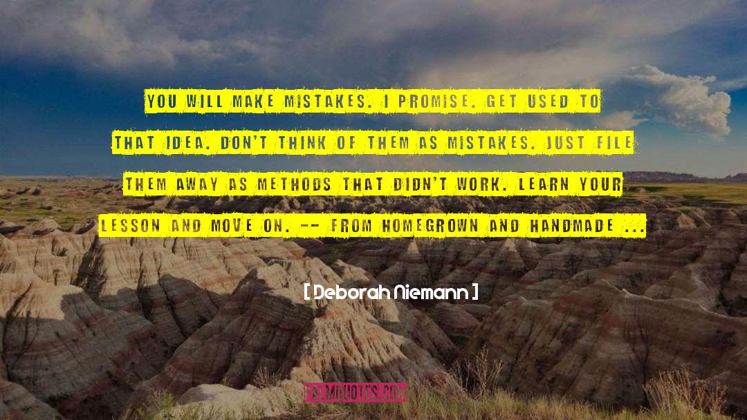 Get Used To quotes by Deborah Niemann