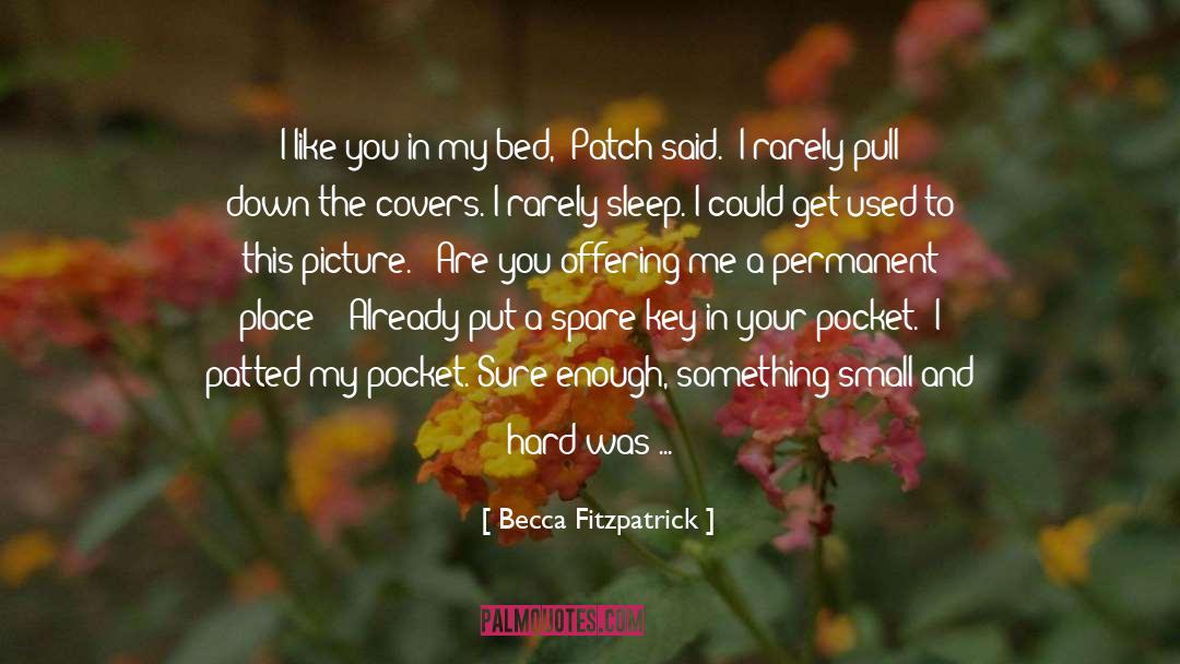 Get Used To quotes by Becca Fitzpatrick