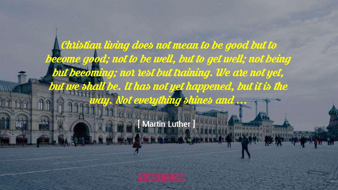 Get Well quotes by Martin Luther